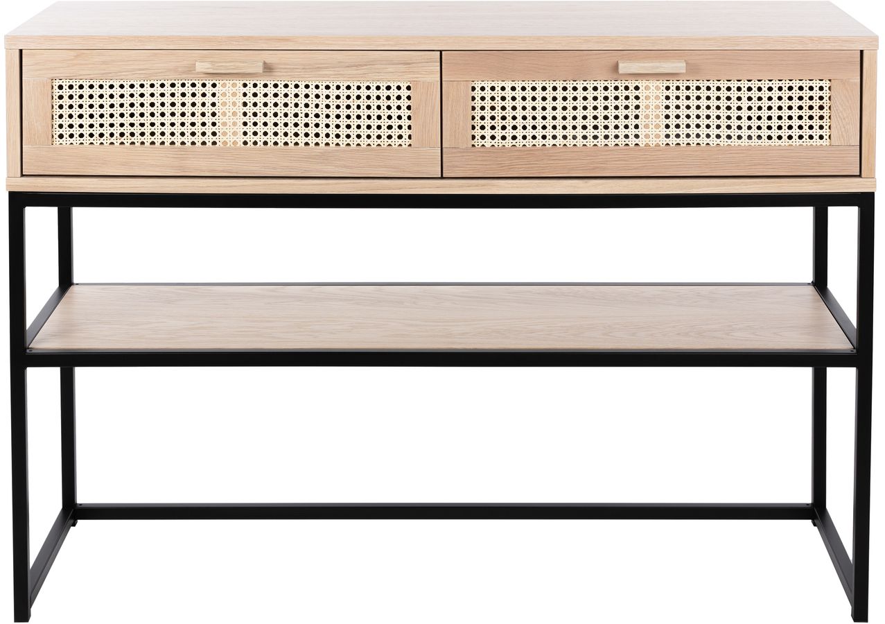 Raffel's consoletafel - Wit gepigmenteerd eikenfineer