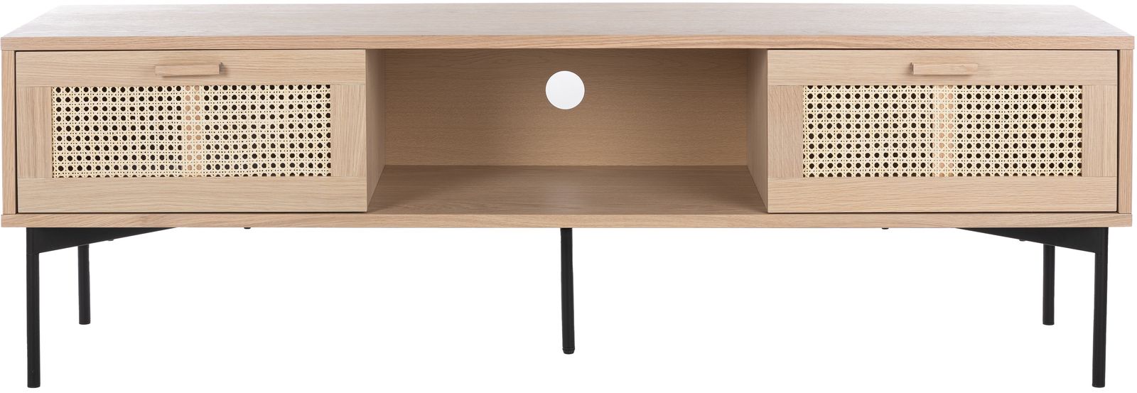 Raffel's Tv-meubel - Wit gepigmenteerd eikenfineer