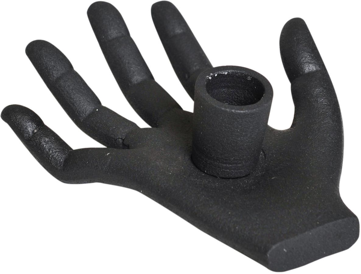 Basilio ljusstake hand - Svart