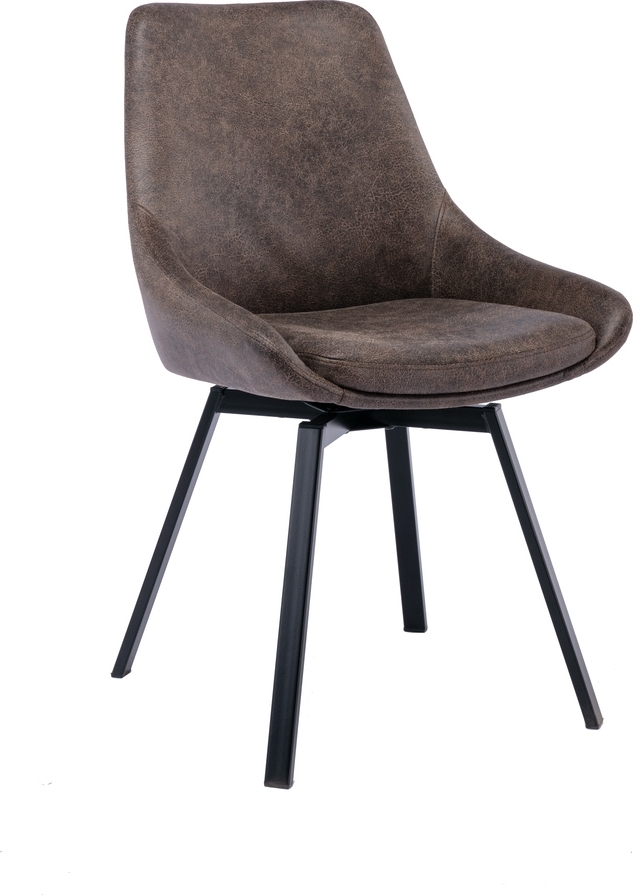 Parade snurrbar matstol - stol i Brun microfiber Parade snurrbar matstol - stol i Brun microfiber