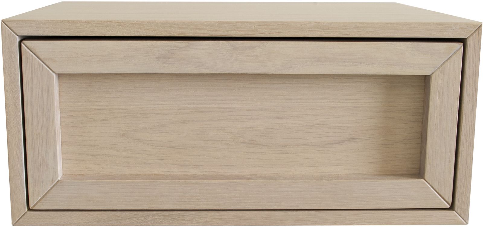 Isak vägghängt sängbord - Vitpigmenterad ekfaner Isak vägghängt sängbord - Vitpigmenterad ekfaner