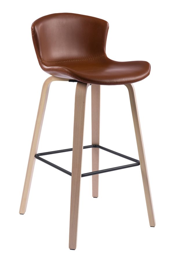 Kine barkruk - Vintage bruin