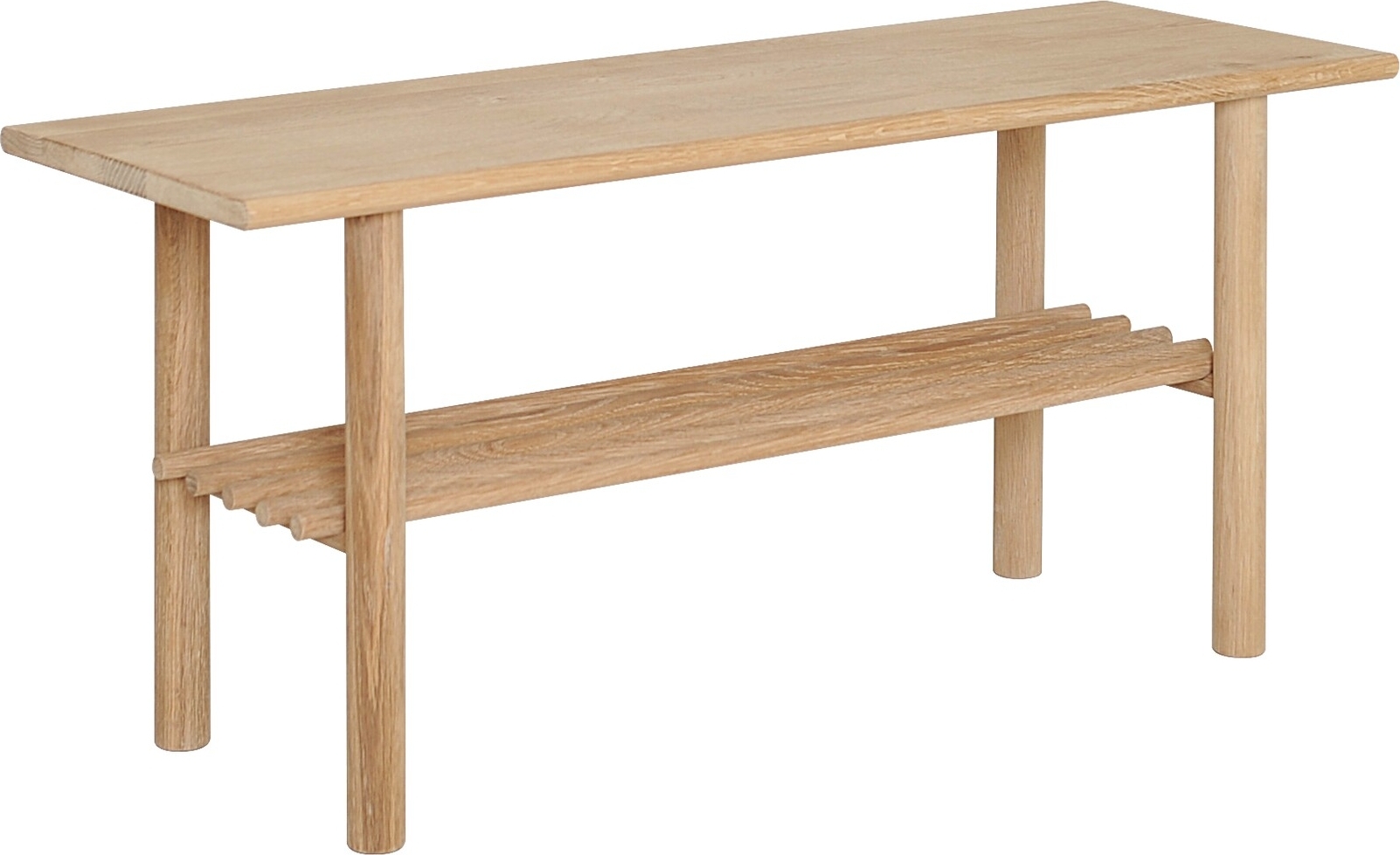 Circusbank - Wit gepigmenteerd eikenhout