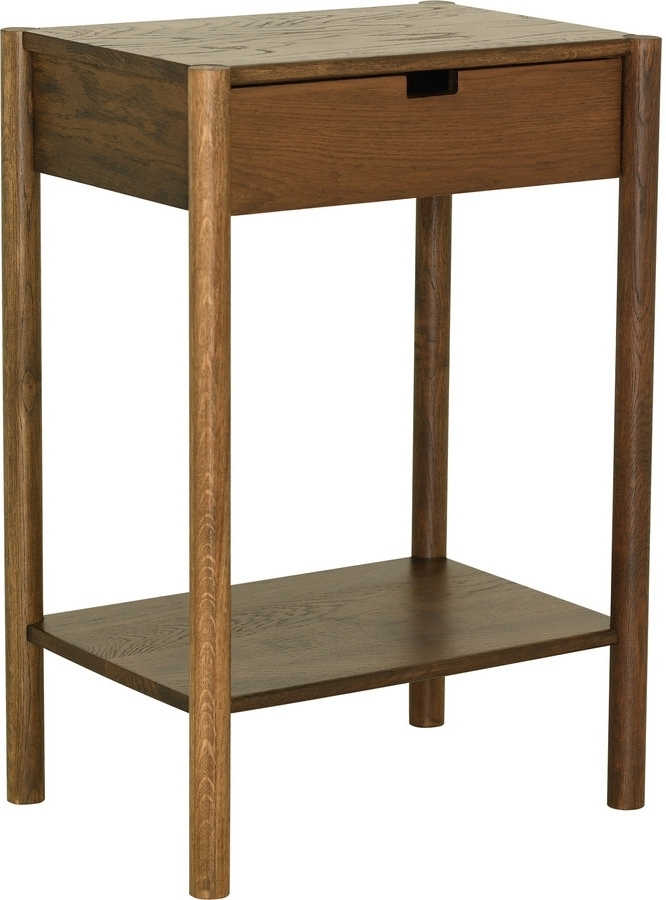 Circus nachtkastje - Bruin gelakt eikenhout Circus nachtkastje - Bruin gelakt eikenhout