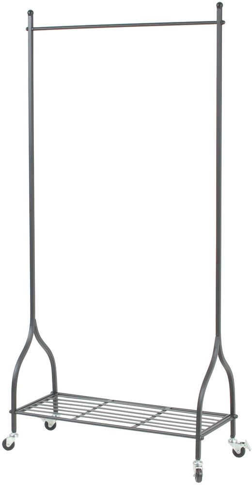 Hedåker klädställning - Med skohylla (på hjul) Hedåker klädställning - Med skohylla (på hjul)