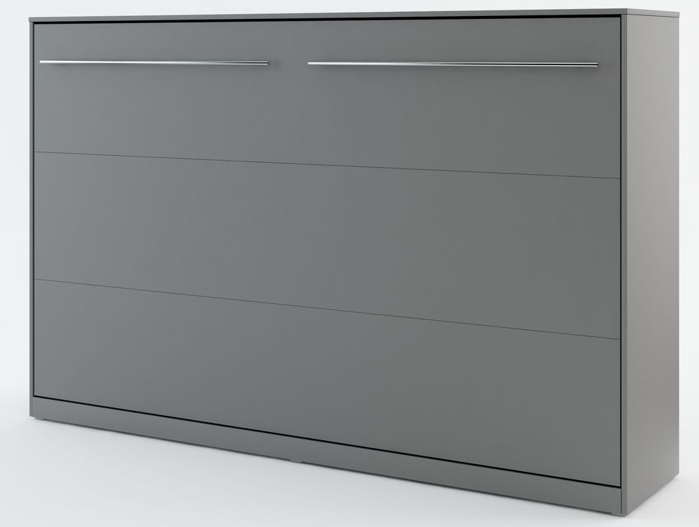 Nachtkastje compact living Horizontaal (120x200 cm opklapbed) - Grijs