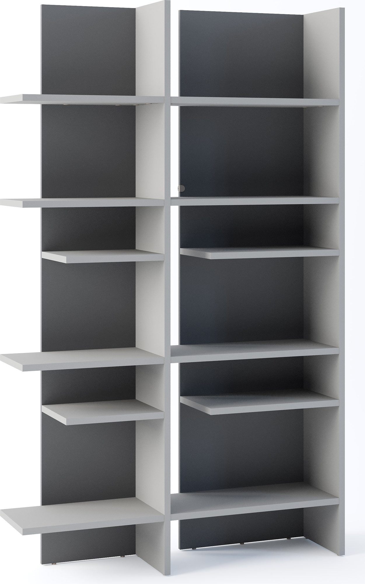 Dika hylla med LED-belysning h�ger - Gr�