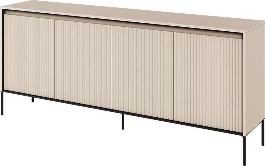 Trend dressoir B193 cm - Beige/zwart