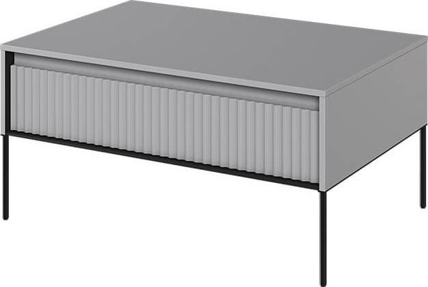 Trend soffbord 100 x 70 cm - Gr�/svart