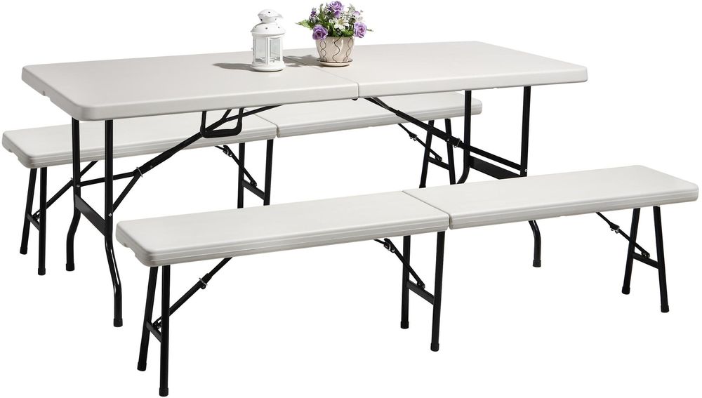 Campingbord - Vit Campingbord - Vit