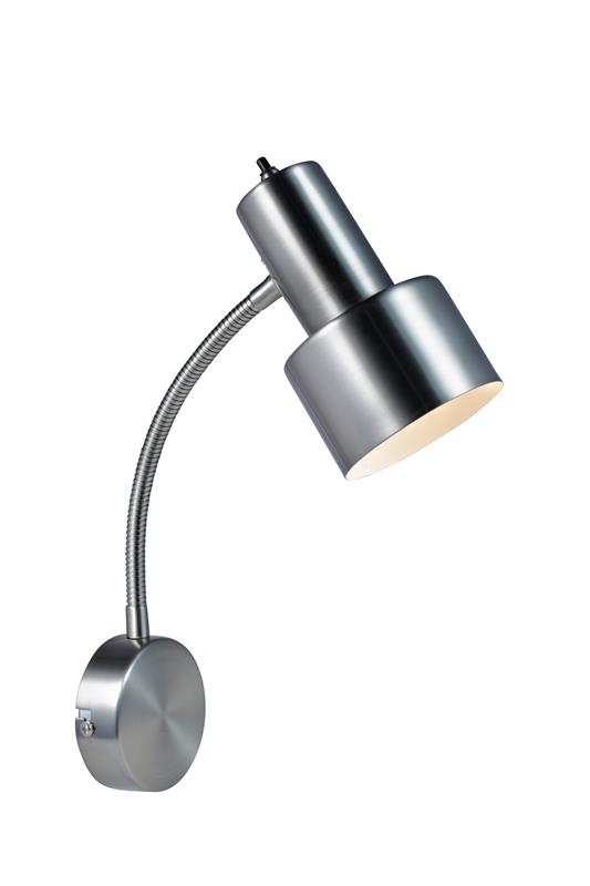 Glommen V�gglampa - Borstad St�l