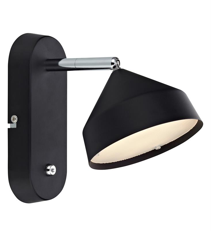 Tratt V�gglampa - Svart