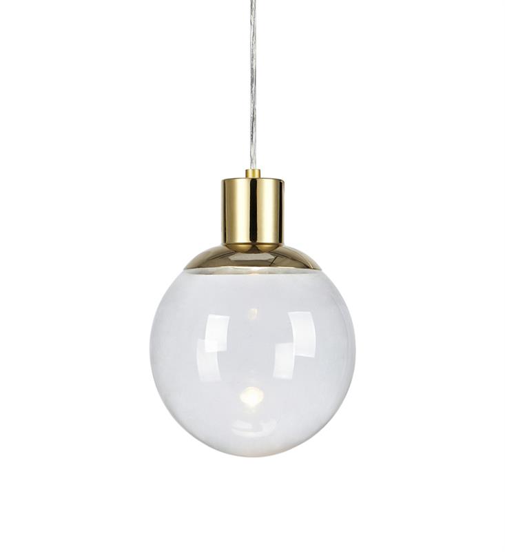 Land Taklampa - M�ssing/Klarglas