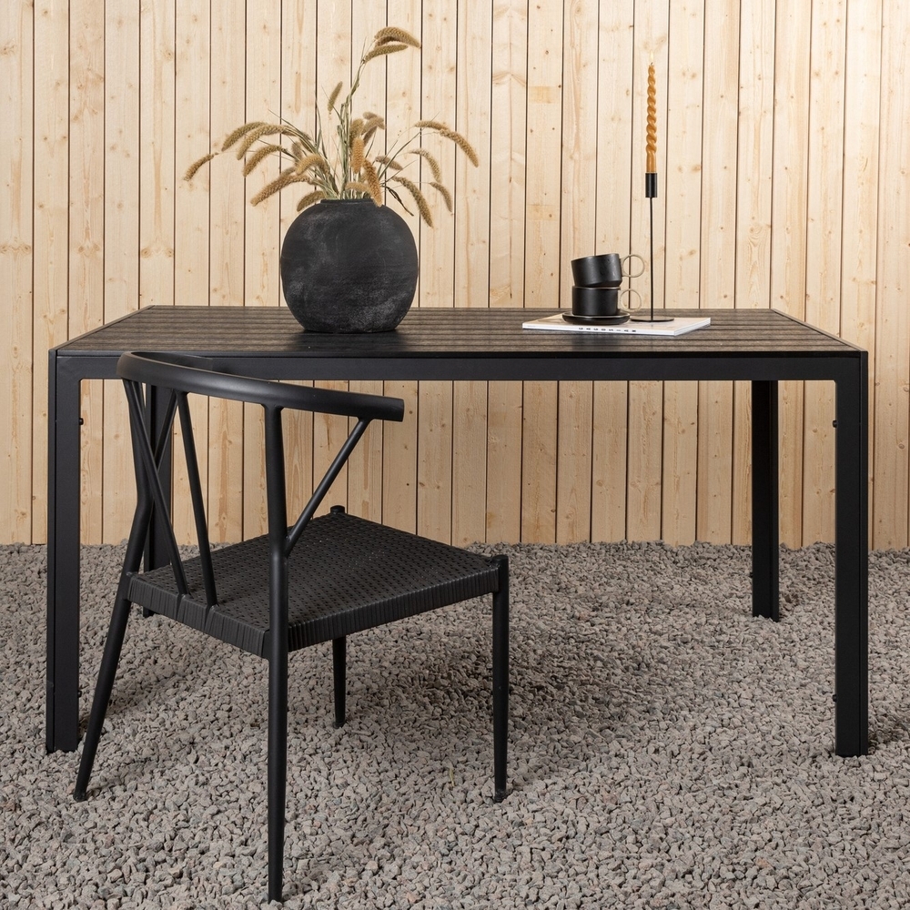 Break matbord 150 x 90 cm - Svart