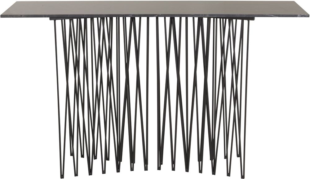 Alborga konsolbord XL 130 x 37 cm - Svart