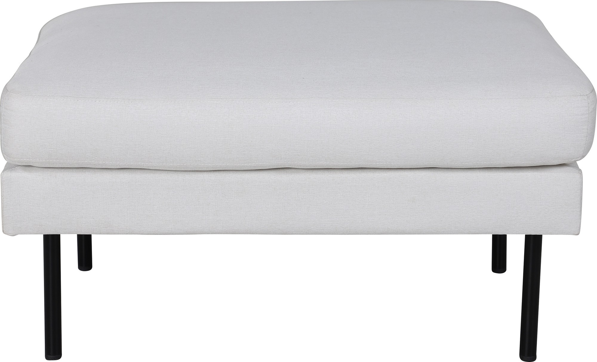 Eden poef - Lichtbeige stof