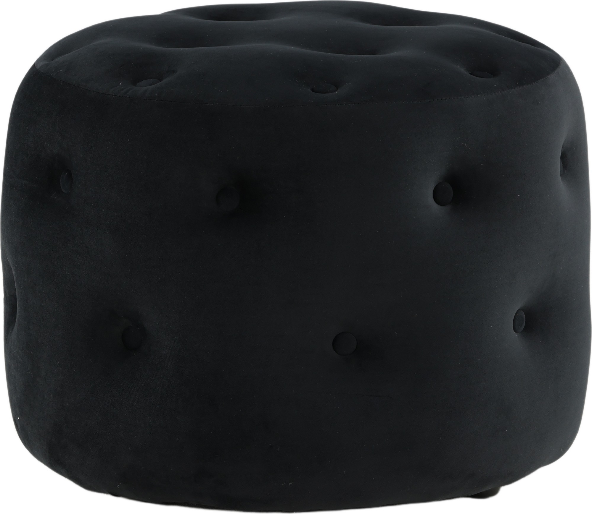 Respit sittpuff - Svart sammet