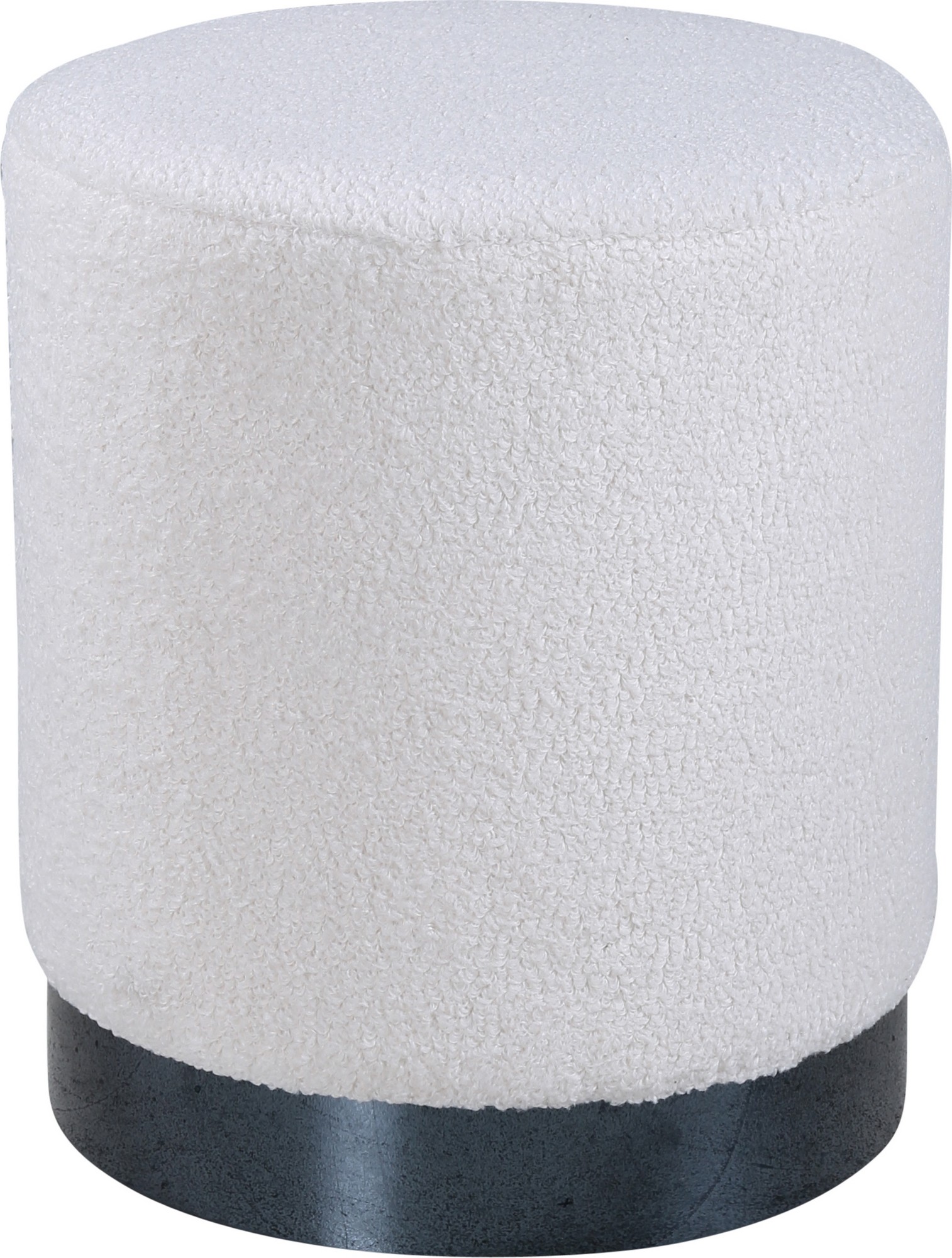 Remi sittpuff - Vit teddy