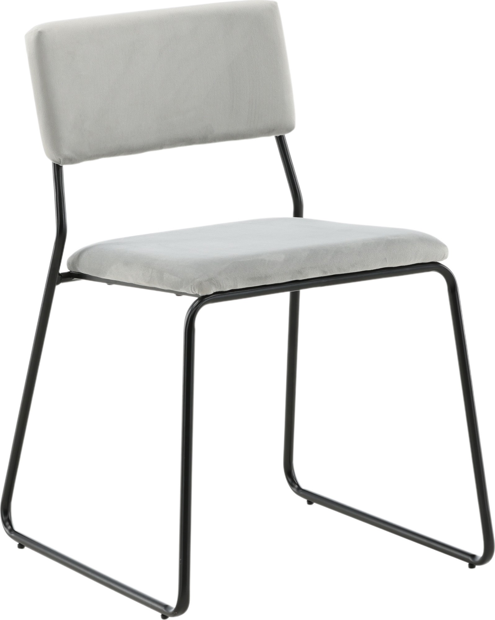 Frekvens stol - Ljusgrå sammet Frekvens stol - Ljusgrå sammet