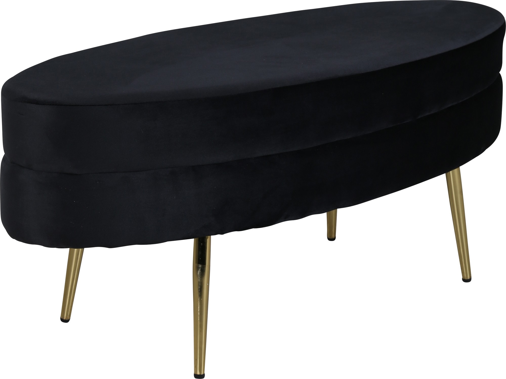 Rino sittpuff - Svart sammet