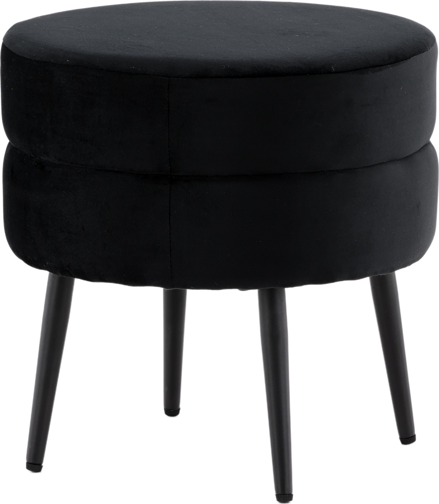 Mariana sittpuff - Svart sammet