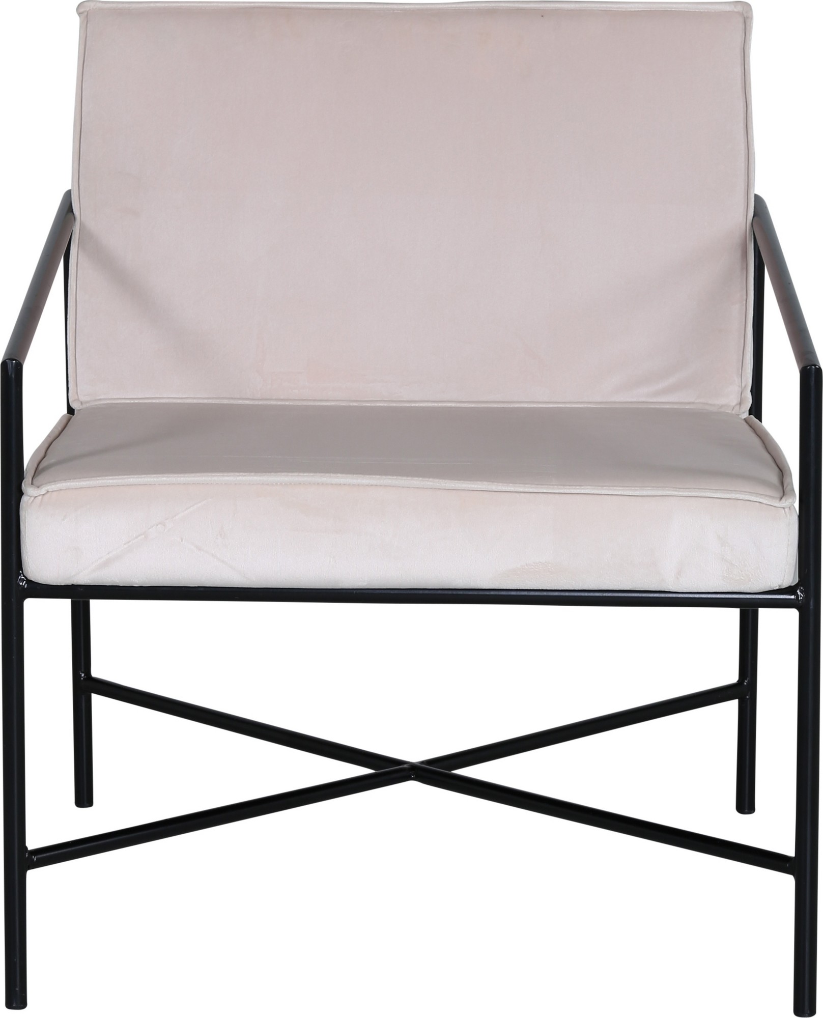 Tetra fåtölj - Beige sammet Tetra fåtölj - Beige sammet