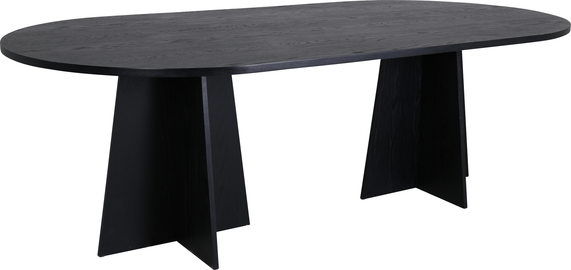 Bootcut matbord 230 x 115 cm - Svart