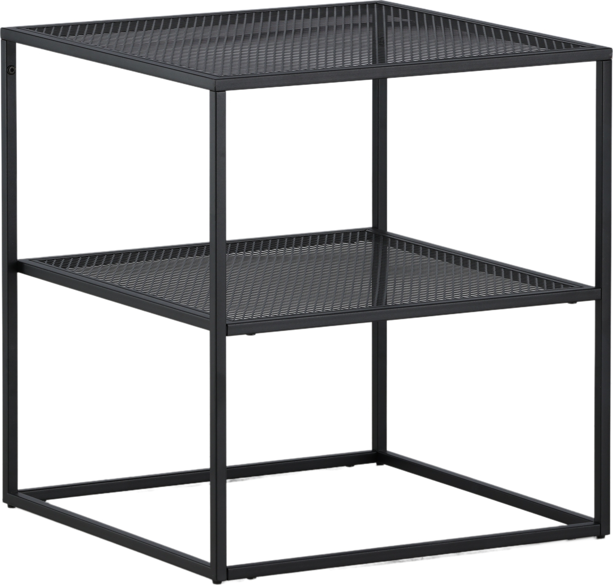 Netz sidobord 55 x 55 cm - Svart