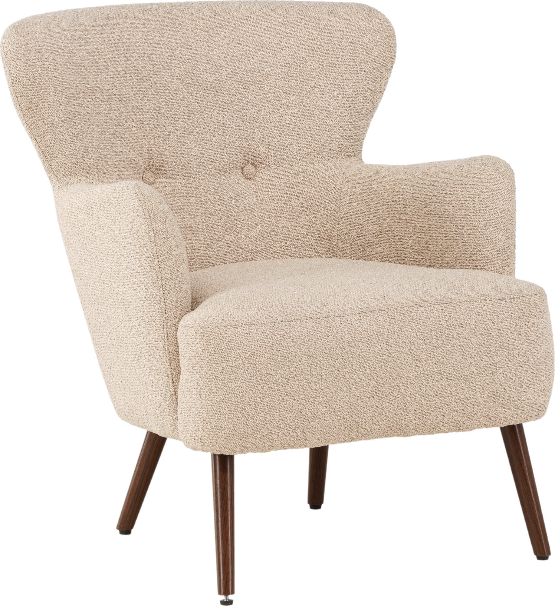 Lincoln fåtölj - Beige bouclè Lincoln fåtölj - Beige bouclè