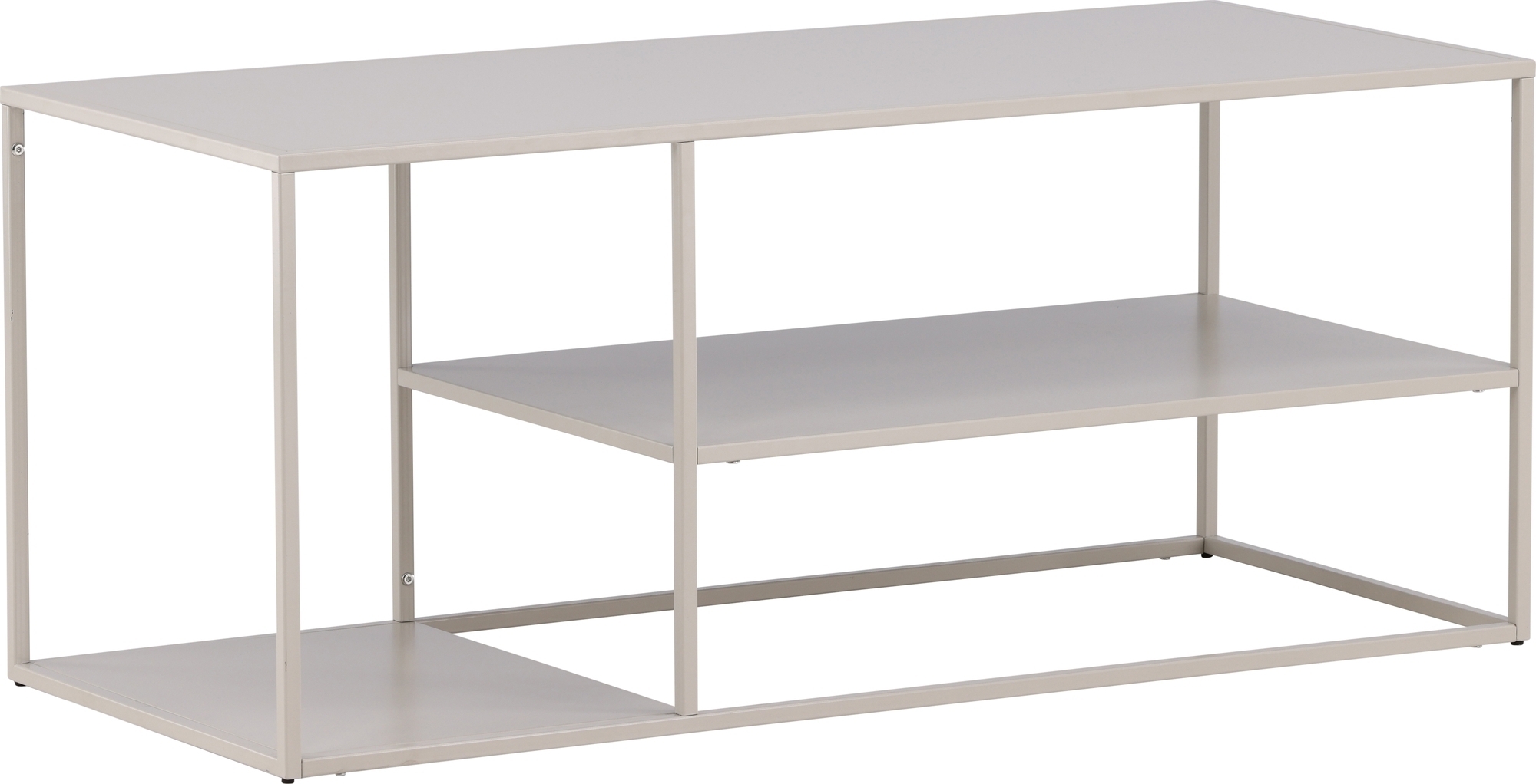 Trne soffbord 120 x 50 cm - Beige