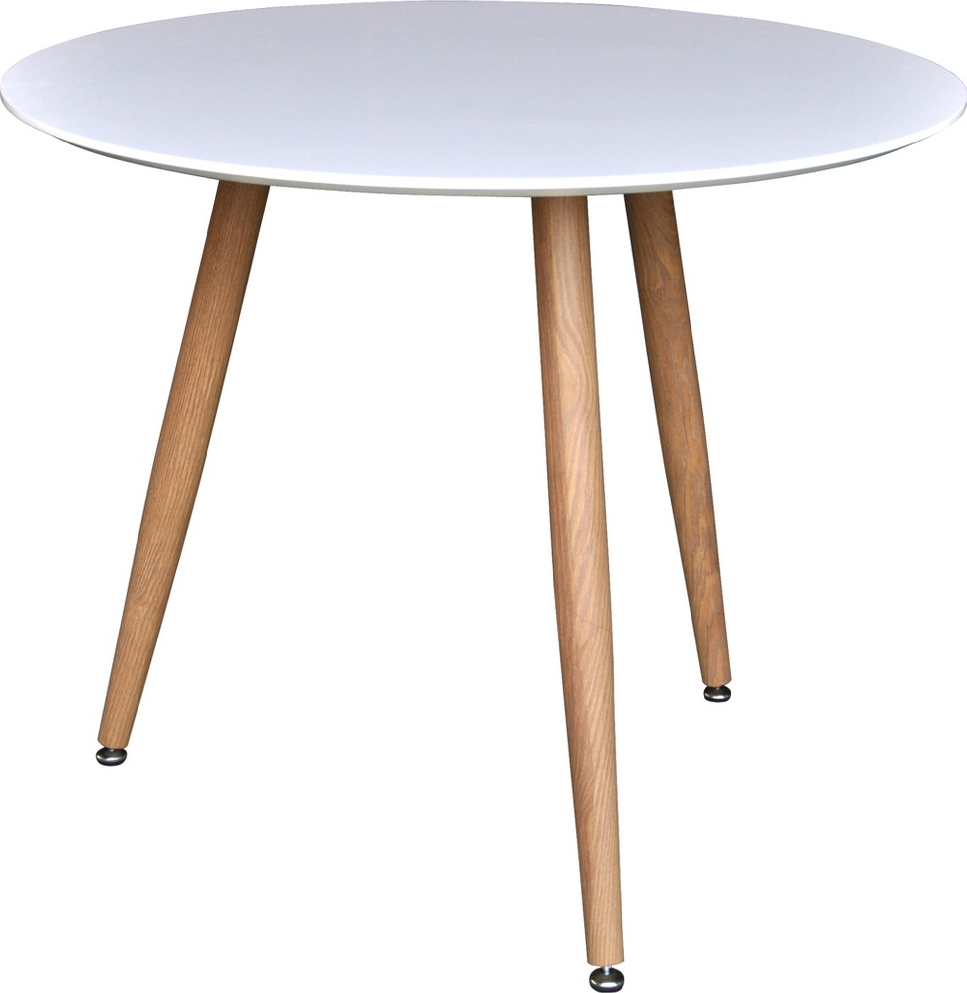 Bridge matbord 90 cm - Vit/ek