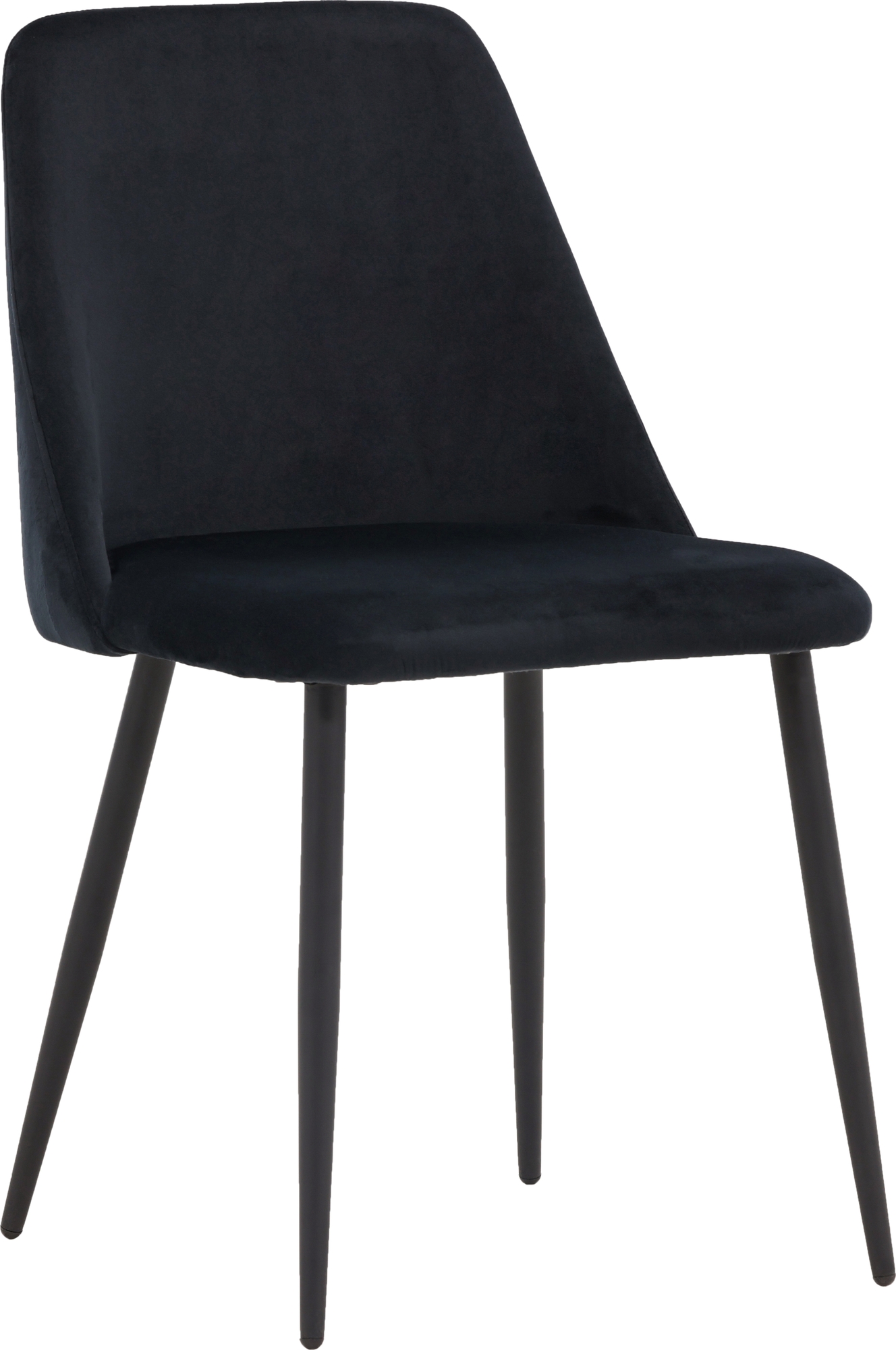 Night matstol - Svart sammet Night matstol - Svart sammet