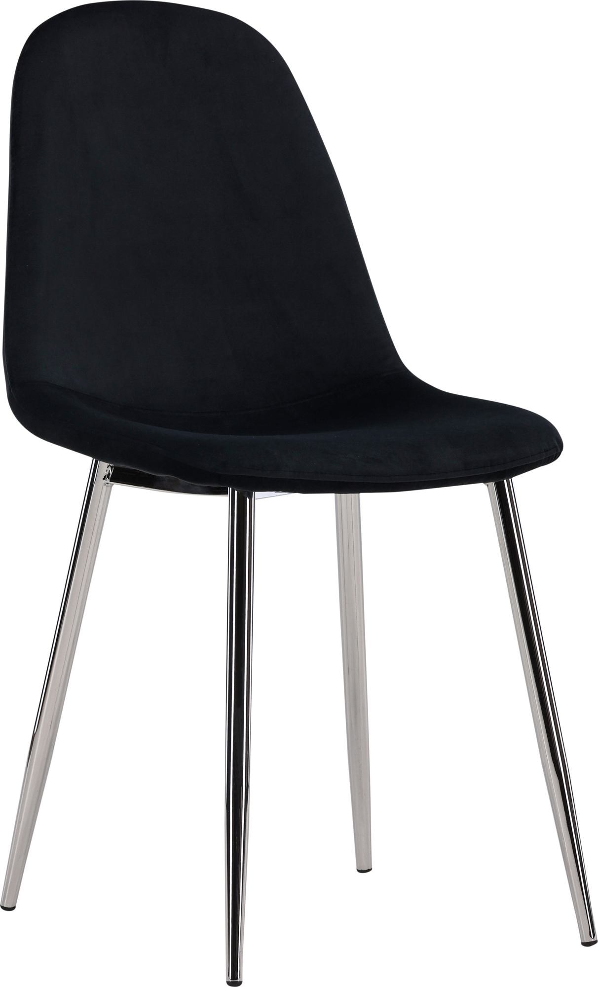 Bridge matstol - Svart sammet/krom Bridge matstol - Svart sammet/krom