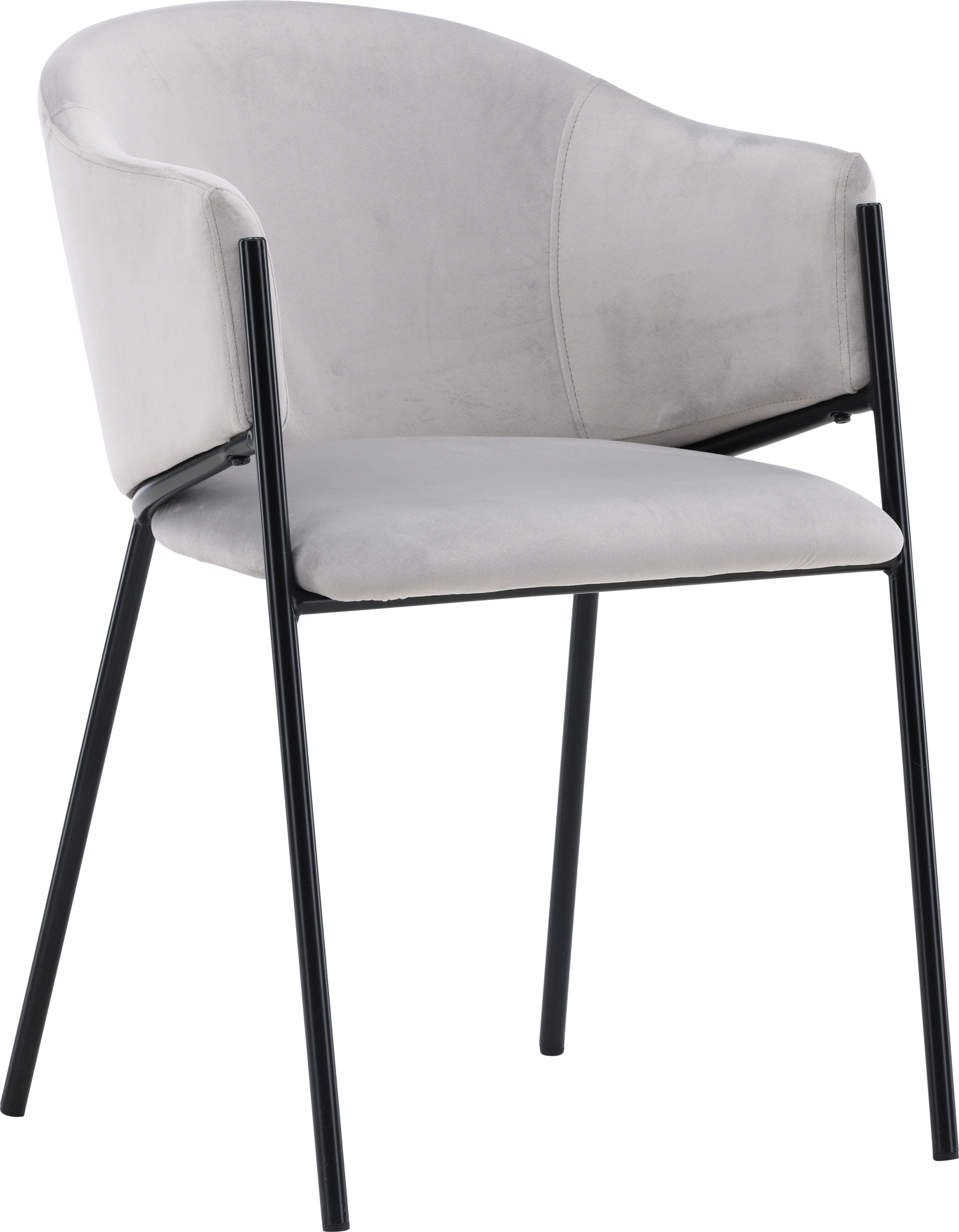 Evelina matstol - Gr� sammet