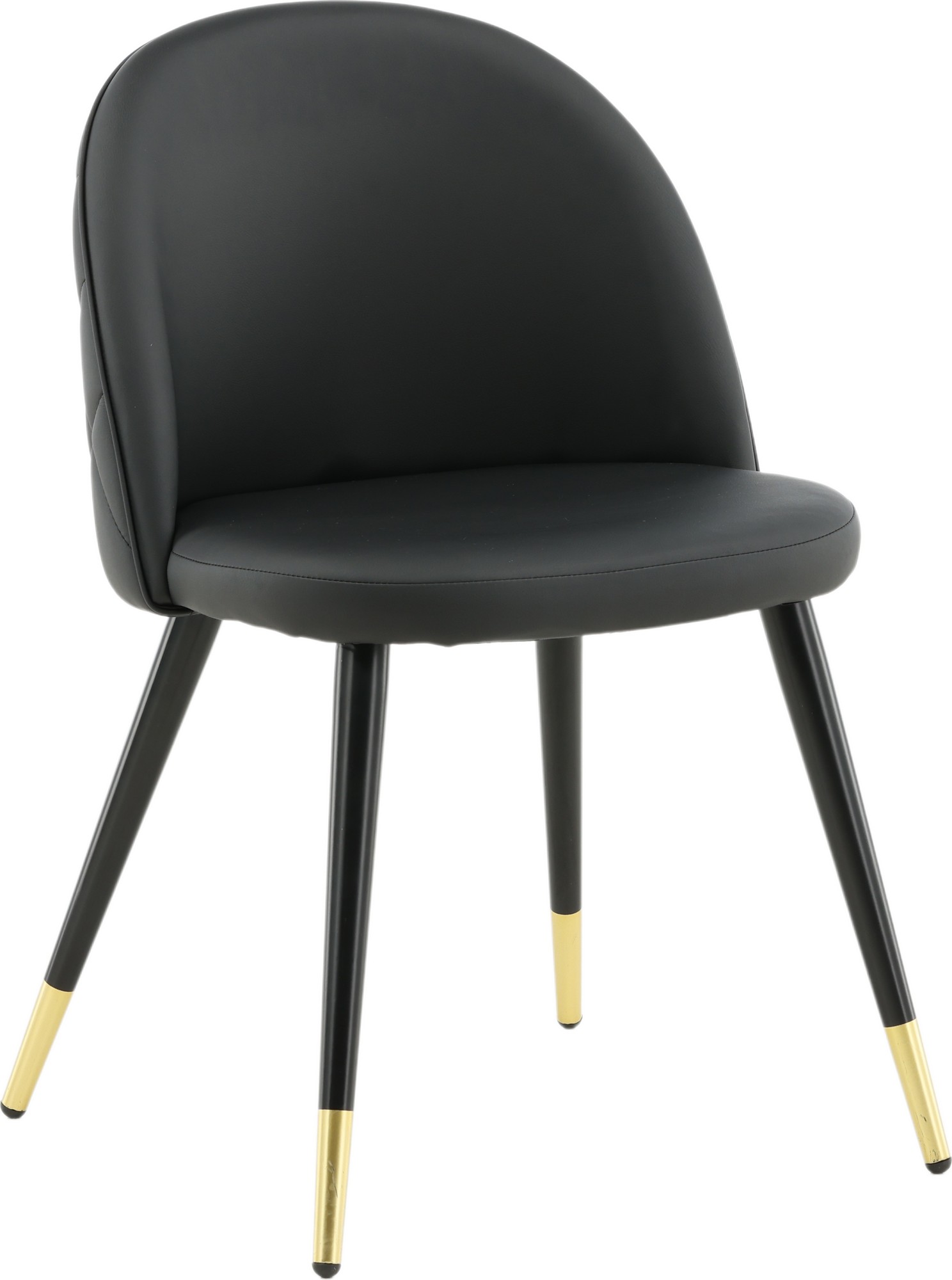 Alice matstol - Svart PU-l�der