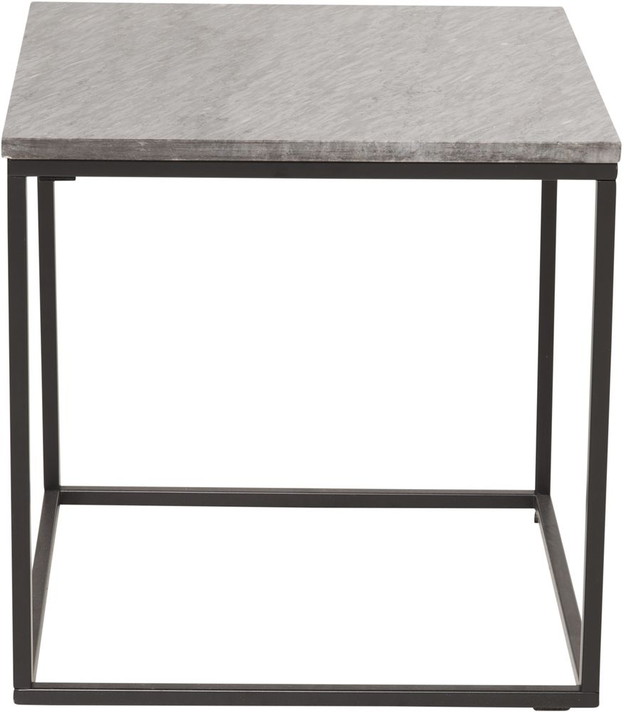 Kvarnbacken sidobord 50 x 50 cm - Svart/gr�