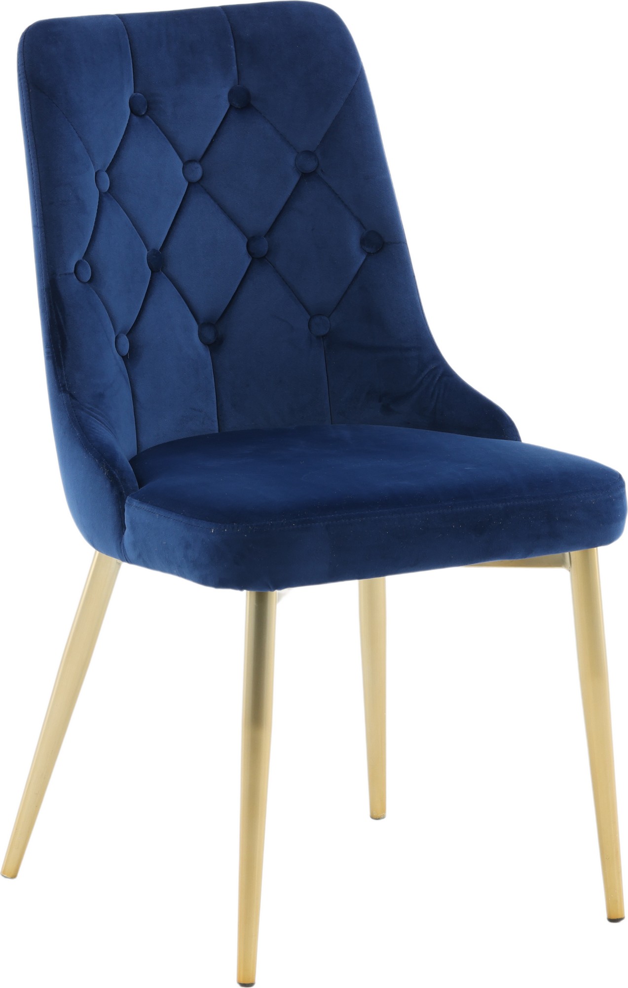 Alice Deluxe matstol - Blå/mässing Alice Deluxe matstol - Blå/mässing