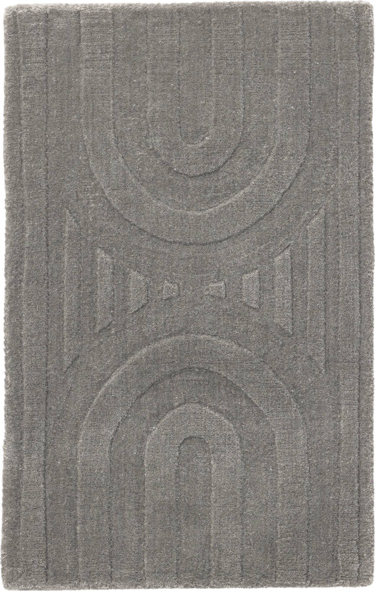 Nora matta fyrkantig 50 x 80 cm - Silver