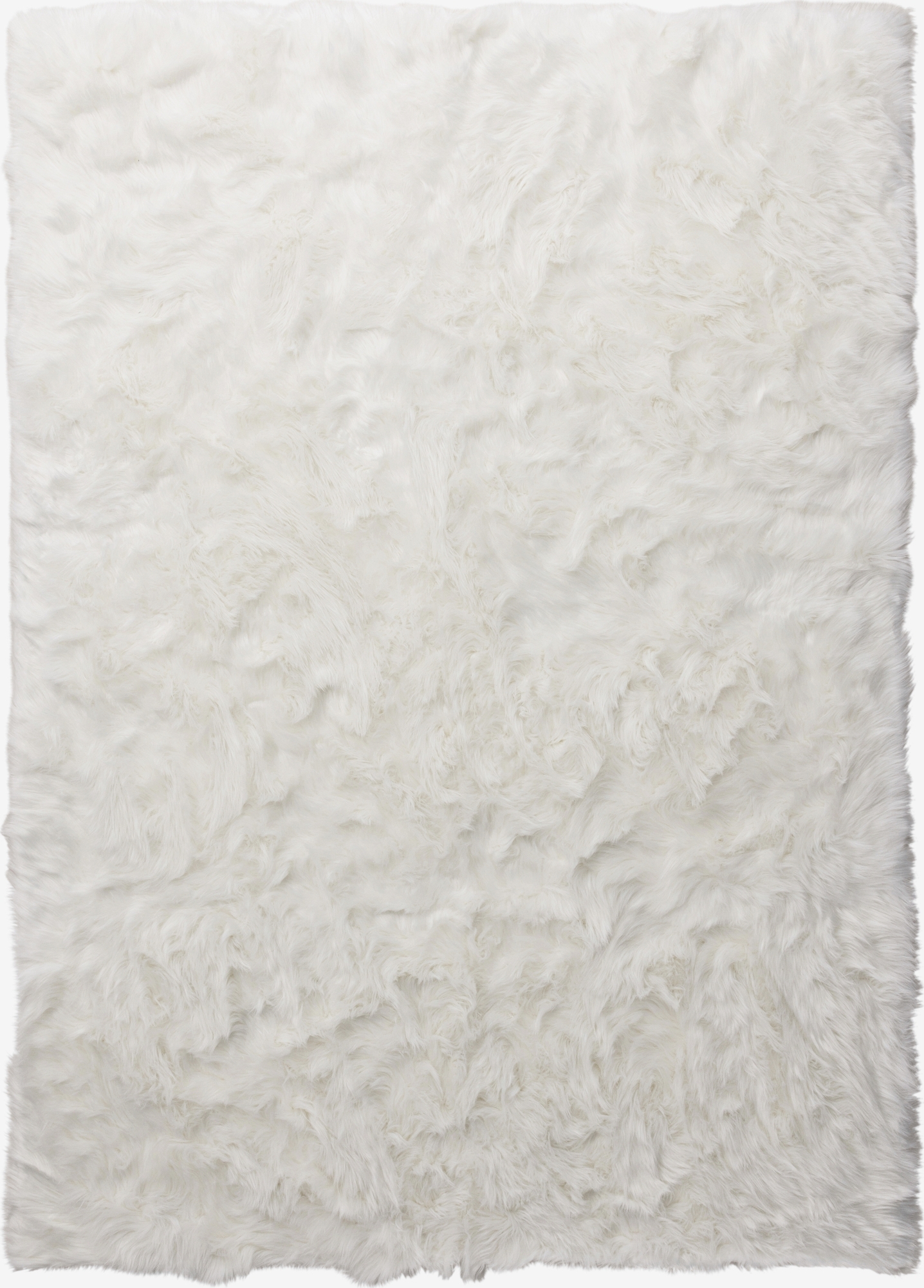 Katy fäll 230 x 160 cm - Vit fuskpäls Katy fäll 230 x 160 cm - Vit fuskpäls