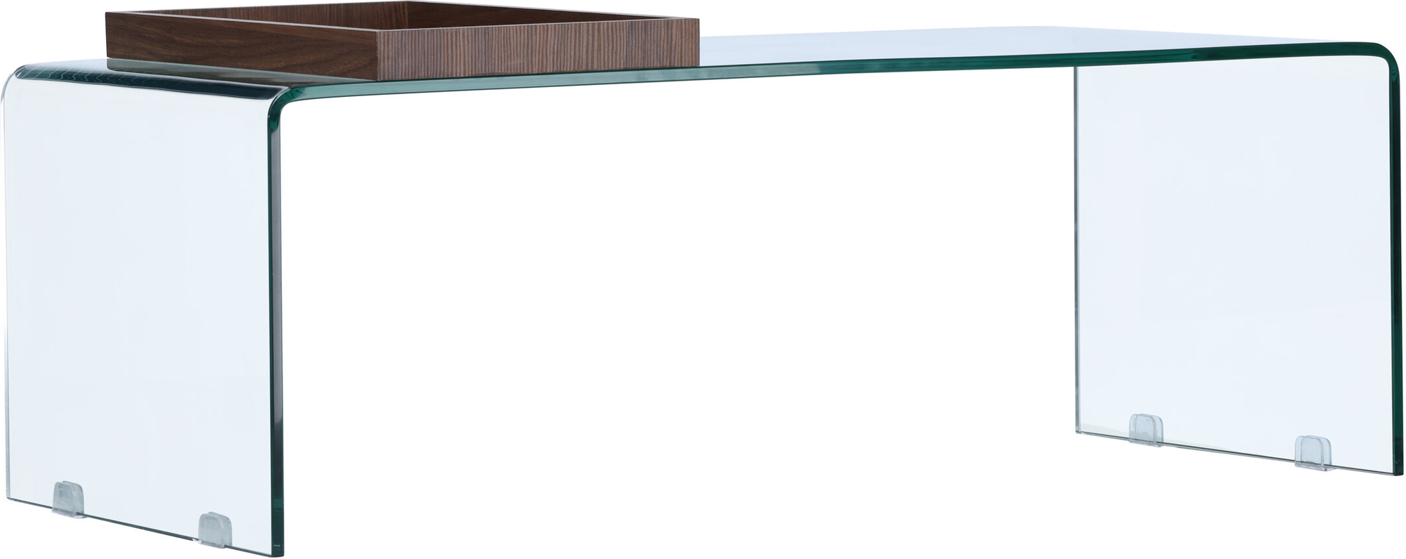 Telemark soffbord 110 x 50 cm - Transparent/Valn�t