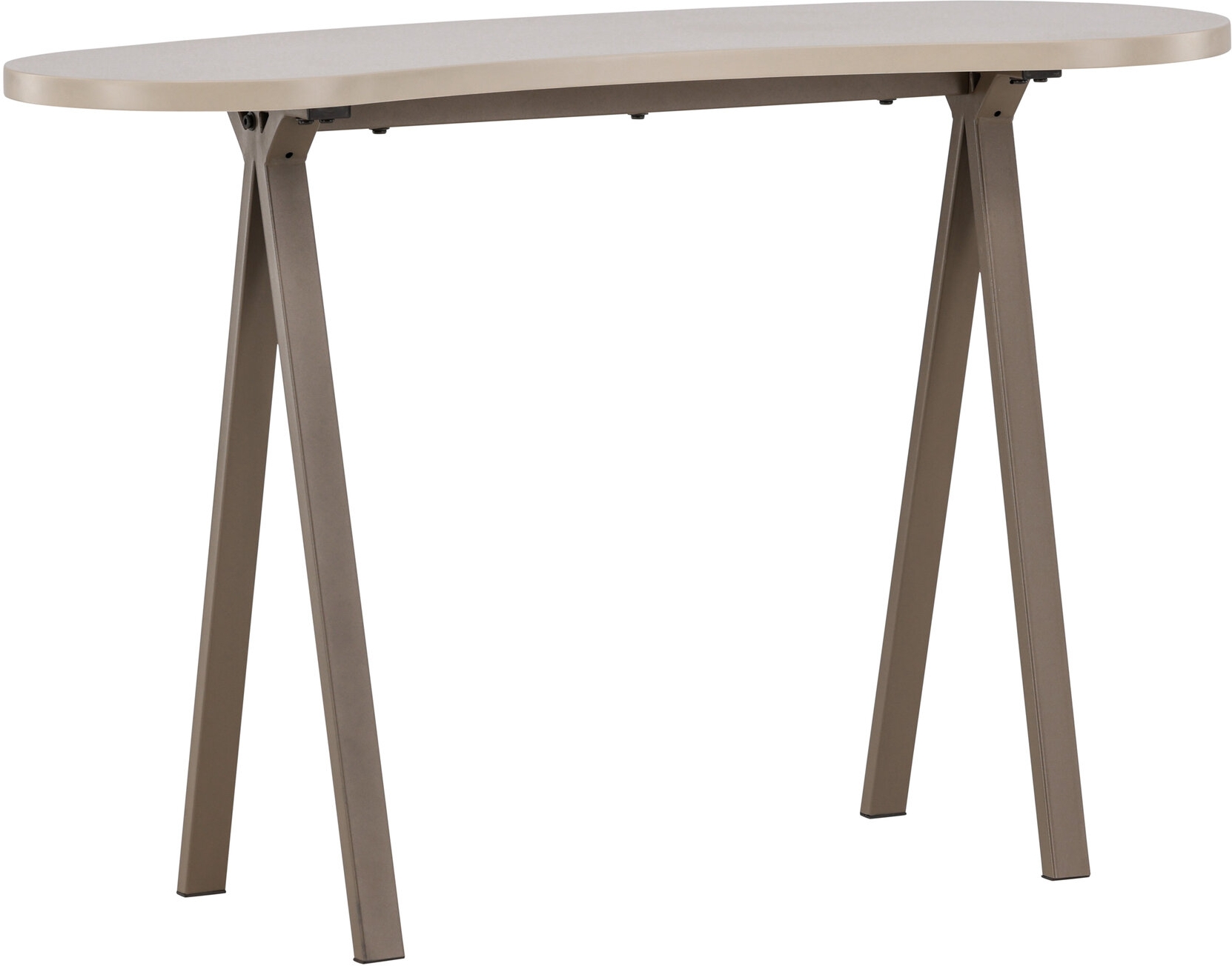 Holmestrand skrivbord 115 x 50 cm - Beige/Brun