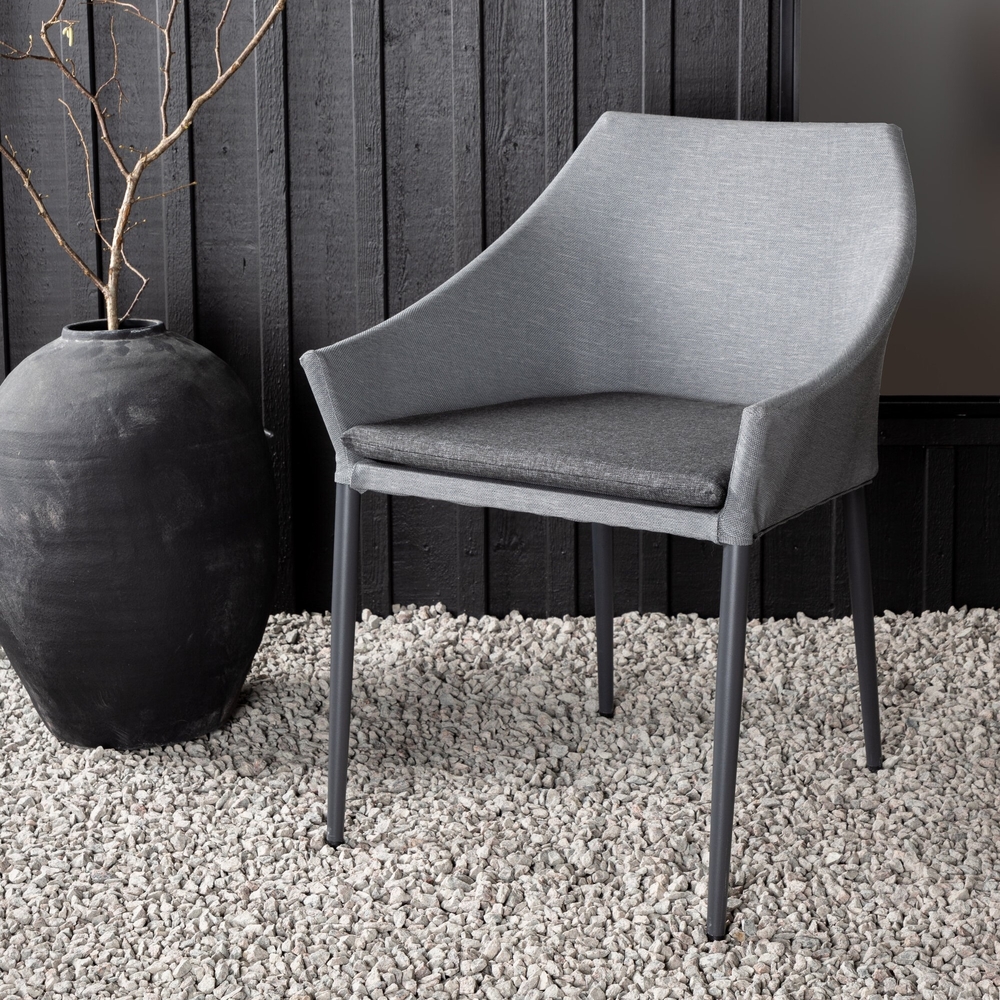 Spoga eetkamerstoel - Zwart/Donkergrijs