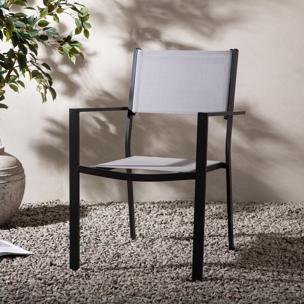 Copacabana matstol - Svart/Gr�