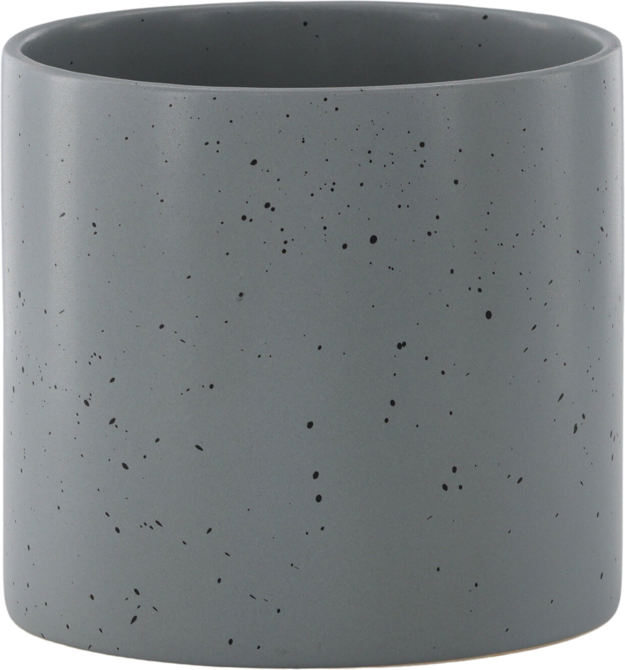 Sane pot 18 x 17 cm - Donkergrijs/Zwart