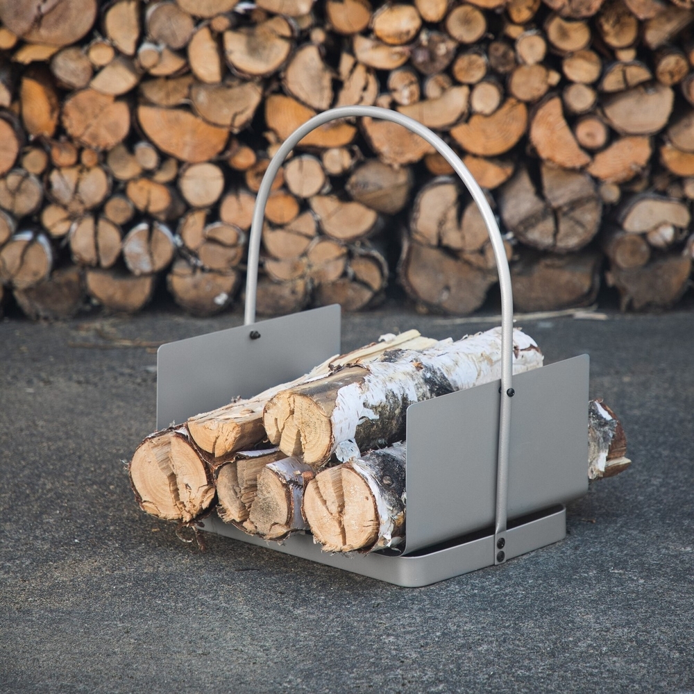 Godoma vedkorg - Silver