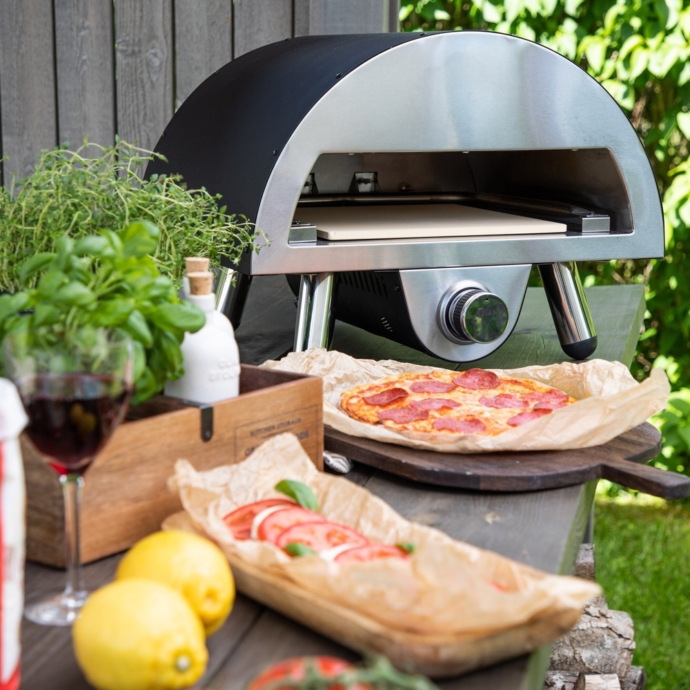 Sentosa Pizzaoven - Zwart