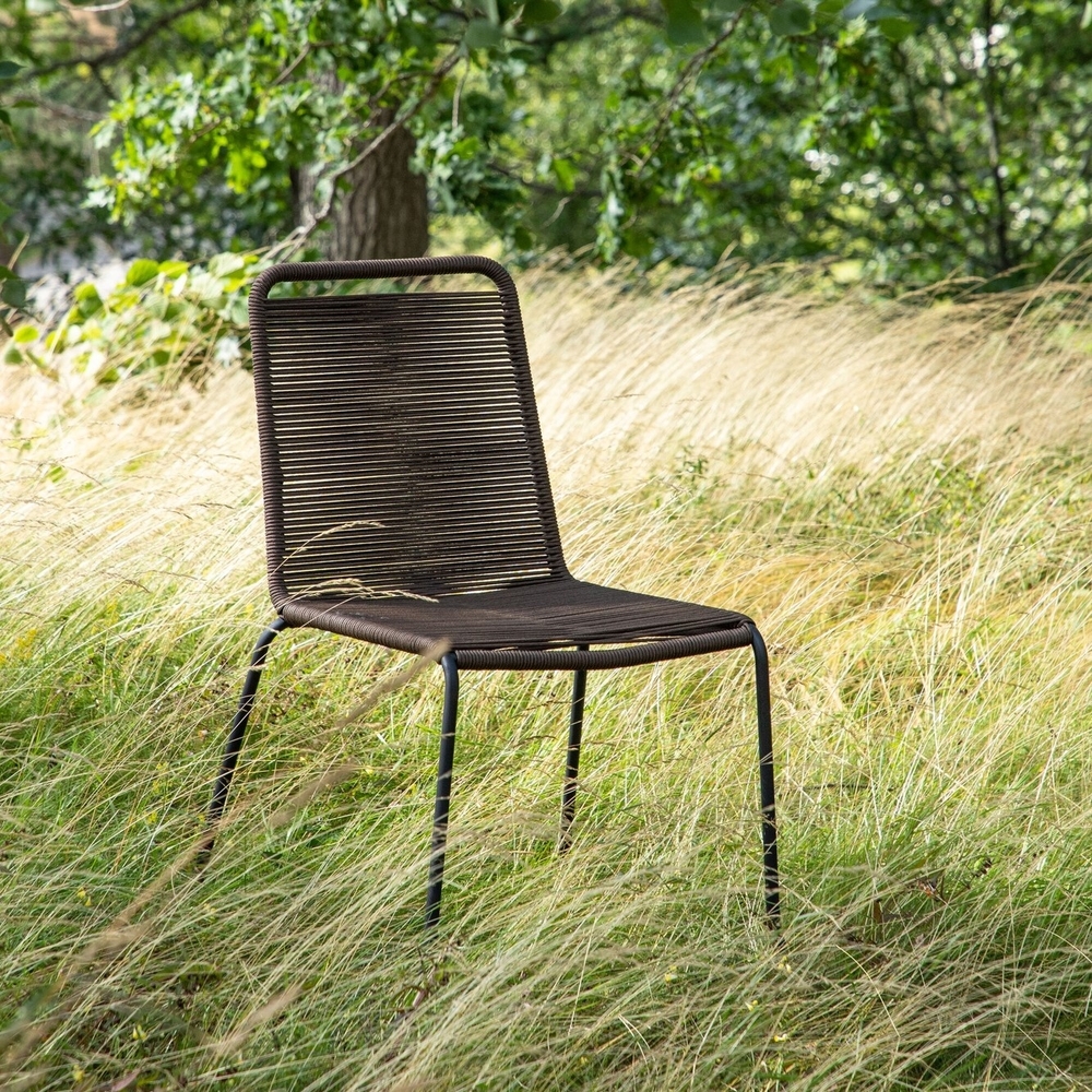 Lindos eetkamerstoel - Donkerbruin