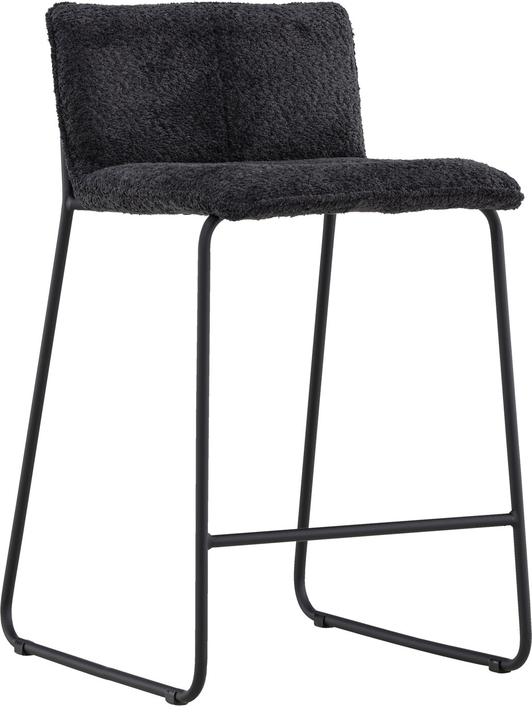 Bisbee barstol - Svart bouclé Bisbee barstol - Svart bouclé