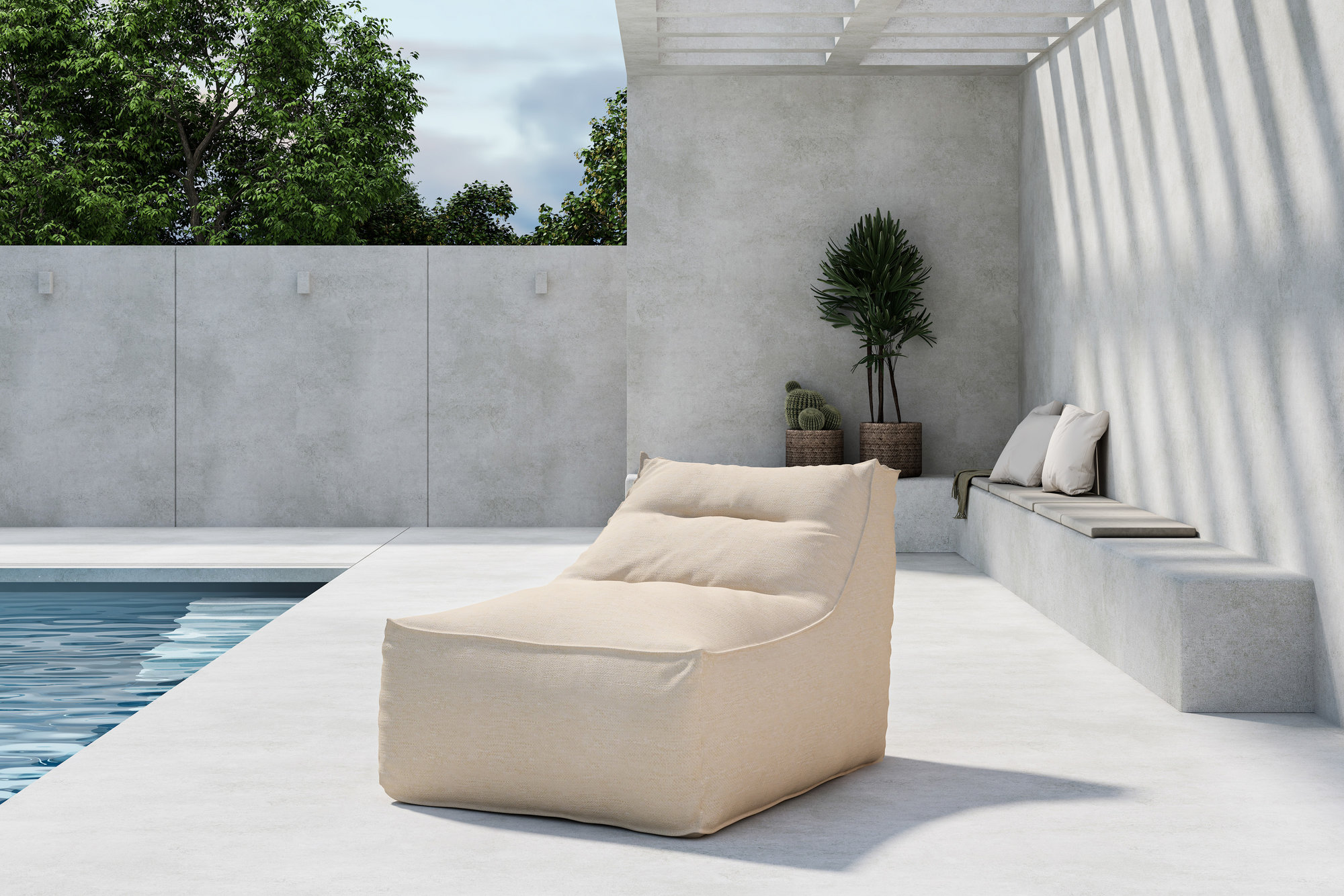 Redang relax loungef�t�lj - Beige