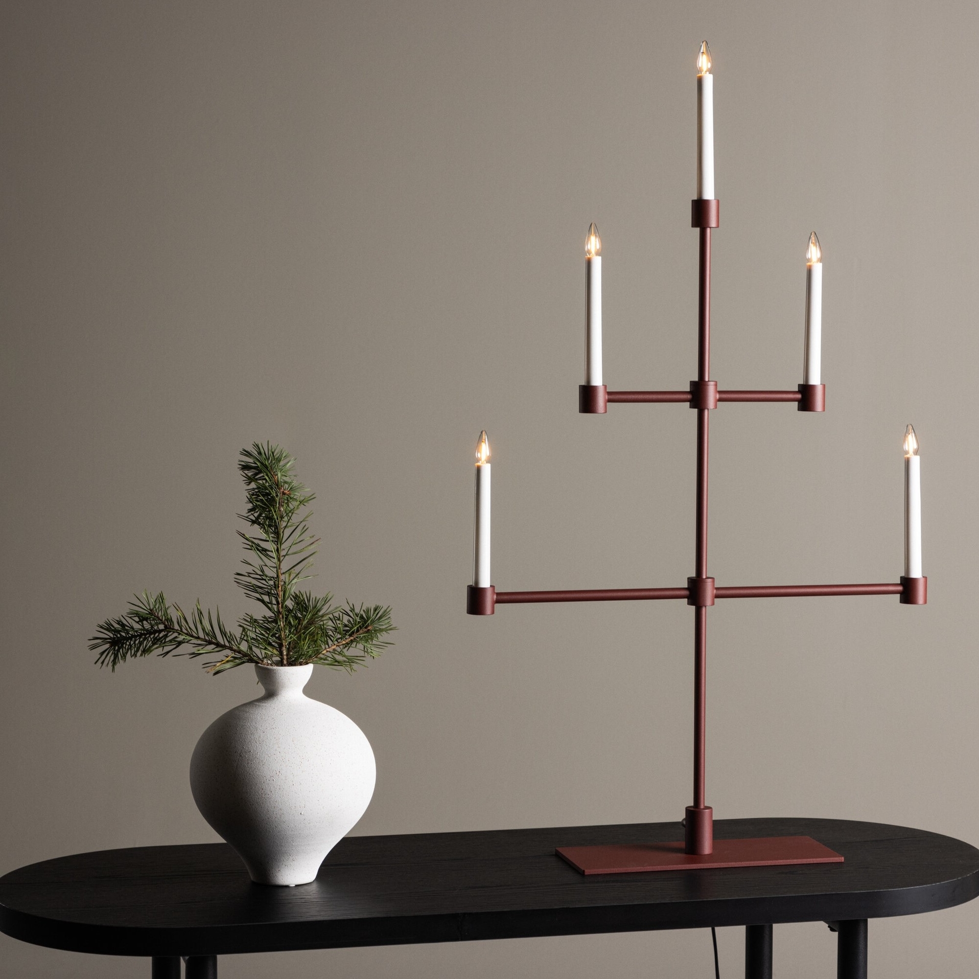 Avoriaz tafellamp - Rood